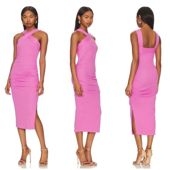 Michael Stars Opaline Dress in Azalea Size M - Picture 1 of 11